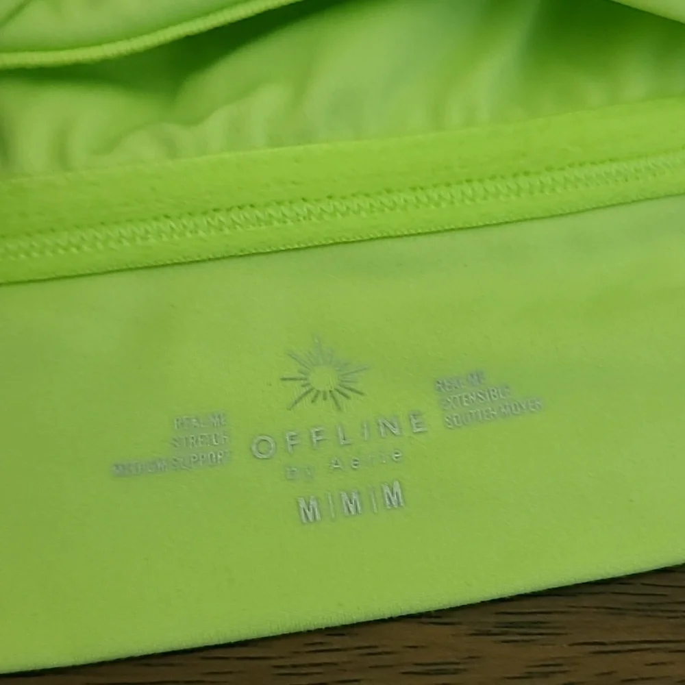 OFFLINE By Aerie Real Me Ballet Back Sports Bra Med.  New